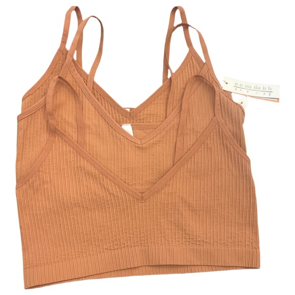 Colsie Other - Colsie orange bralettes size L & XL NWT